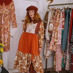 Rita's Fall Fantastic Upcycled Dress | S