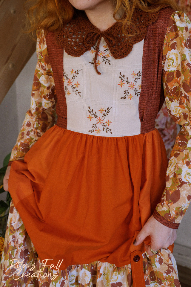 Rita's Fall Fantastic Upcycled Dress | S