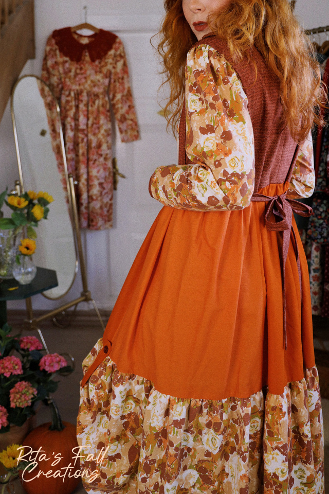 Rita's Fall Fantastic Upcycled Dress | S