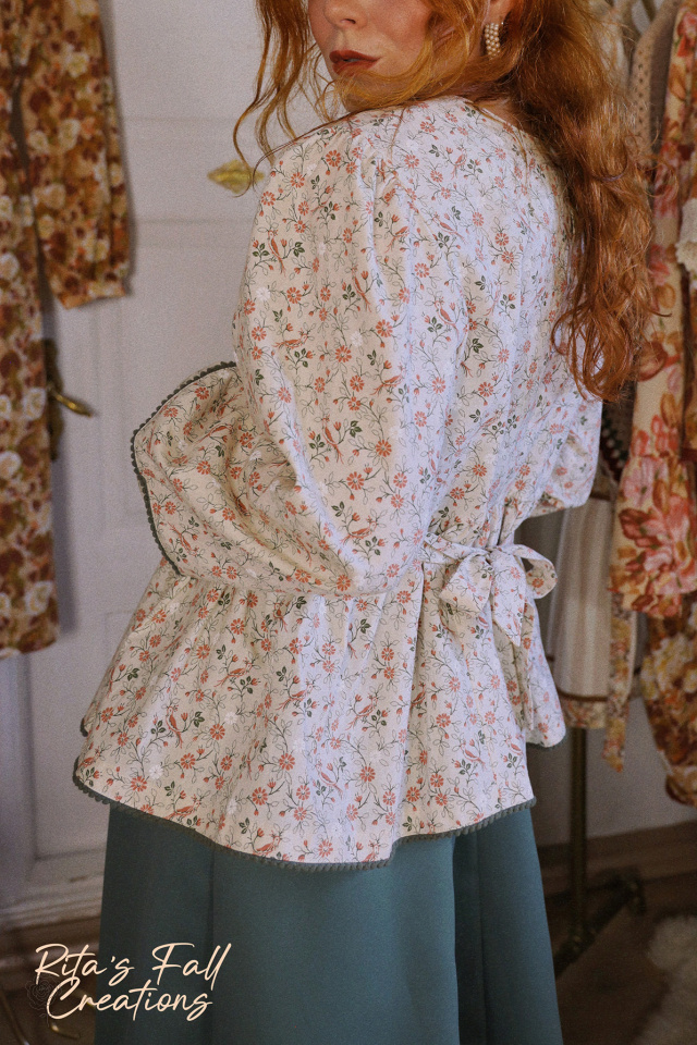 Rita's Romantic Recycled Cotton Blouse | M/L