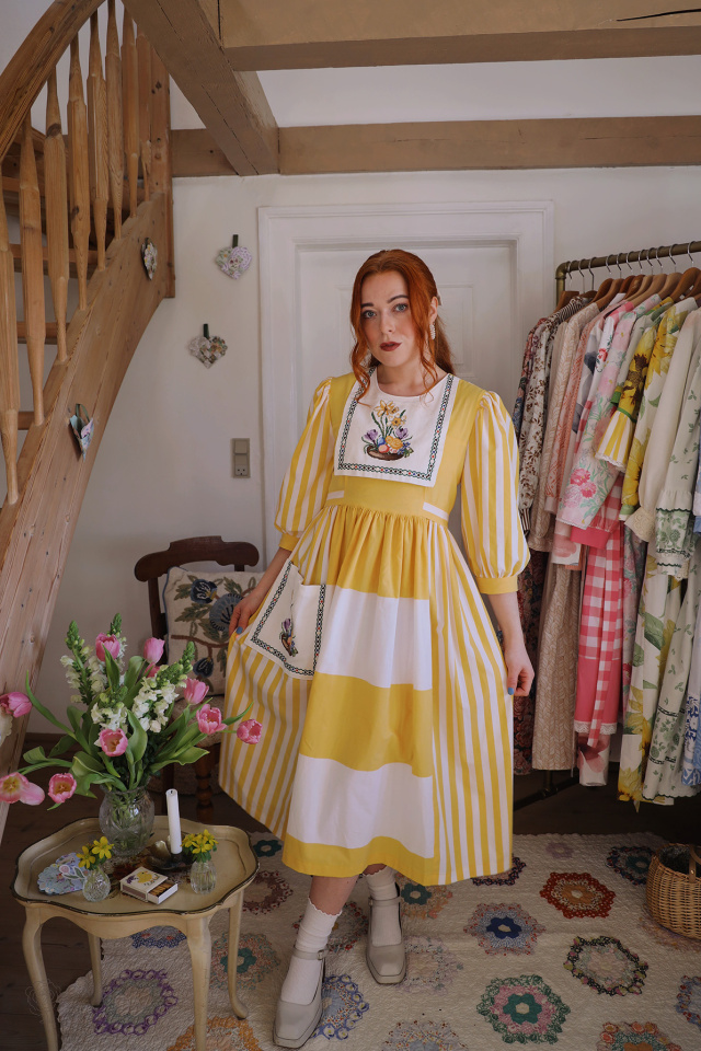 Rita's Spring Chicken Recycled Dress | S