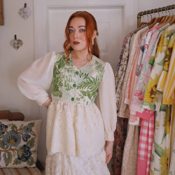 Rita's Spring Greens Dream Top | S