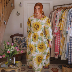 Rita's Sunflower Recycled Dress | L