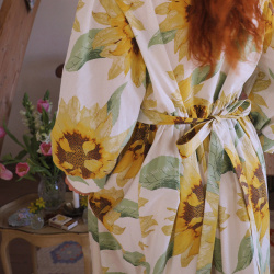 Rita's Sunflower Recycled Dress | L