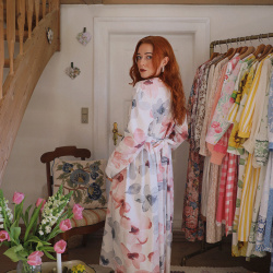 Rita's Watercolour Recycled Dress | L