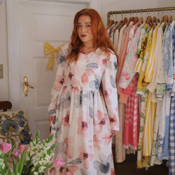 Rita's Watercolour Recycled Dress | L