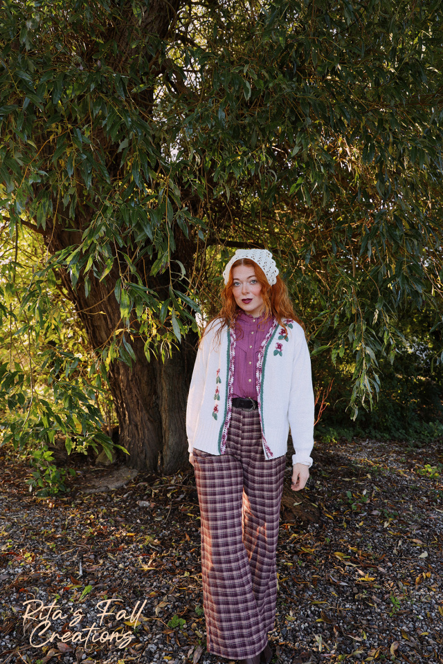 Rita's Reworked White Cardigan | M