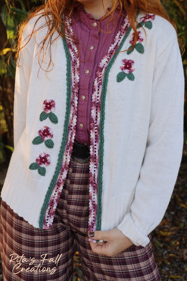 Rita's Reworked White Cardigan | M
