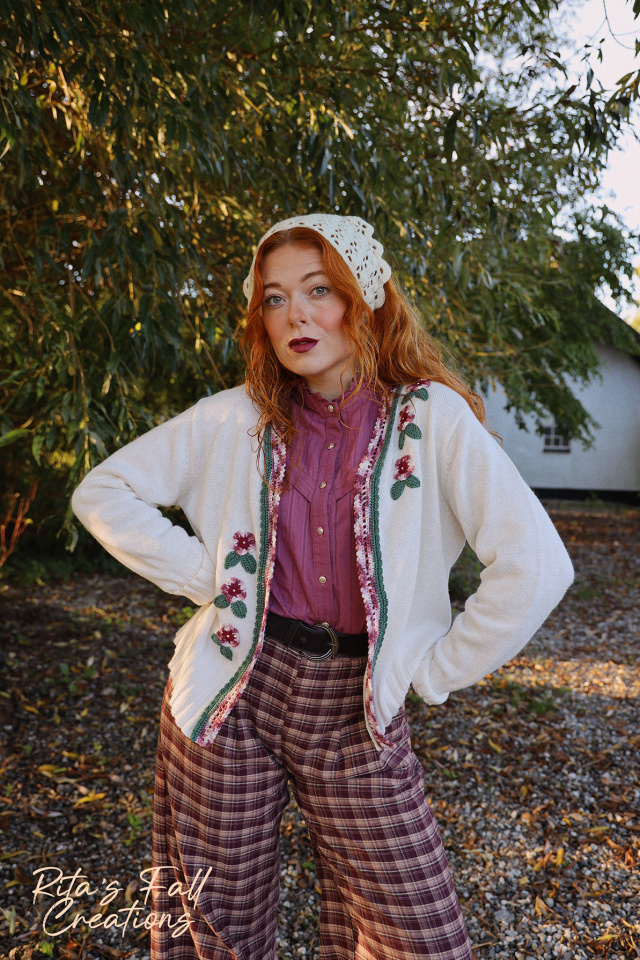 Rita's Reworked White Cardigan | M