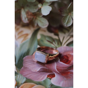 Robin Square Gemstone Ring 
