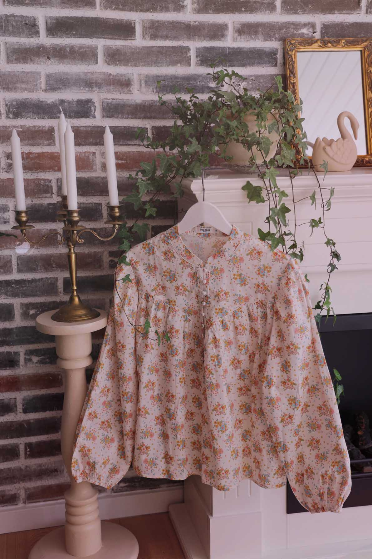 Romantic Floral Vintage Blouse - Catalog - Bohemian Wonders