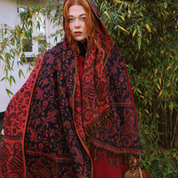 Rose Harvest Scarf &amp; Blanket 