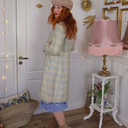 Sage Green &amp; Yellow Retro Jacket | M