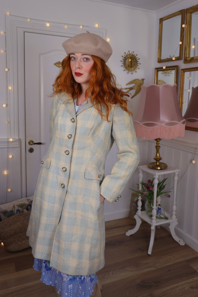 Sage Green &amp; Yellow Retro Jacket | M