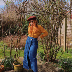 Sandy Wrap Denim Skirt