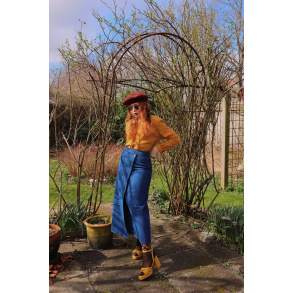 Sandy Wrap Denim Skirt