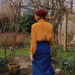 Sandy Wrap Denim Skirt