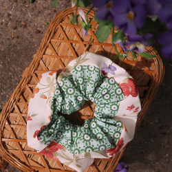 Remade Big Cotton Scrunchie