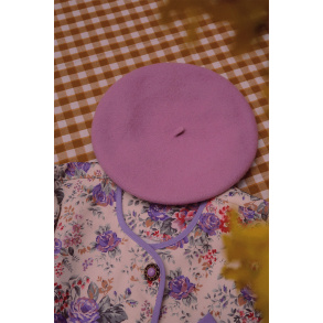 Season Of Lilac Wool Beret 