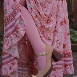 Season Of Lilac Pink Boho Dress 