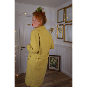 Second Hand Soft Yellow Spring Coat | S