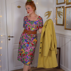 Second Hand Soft Yellow Spring Coat | S