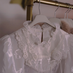 Shiny White Vintage Top | S