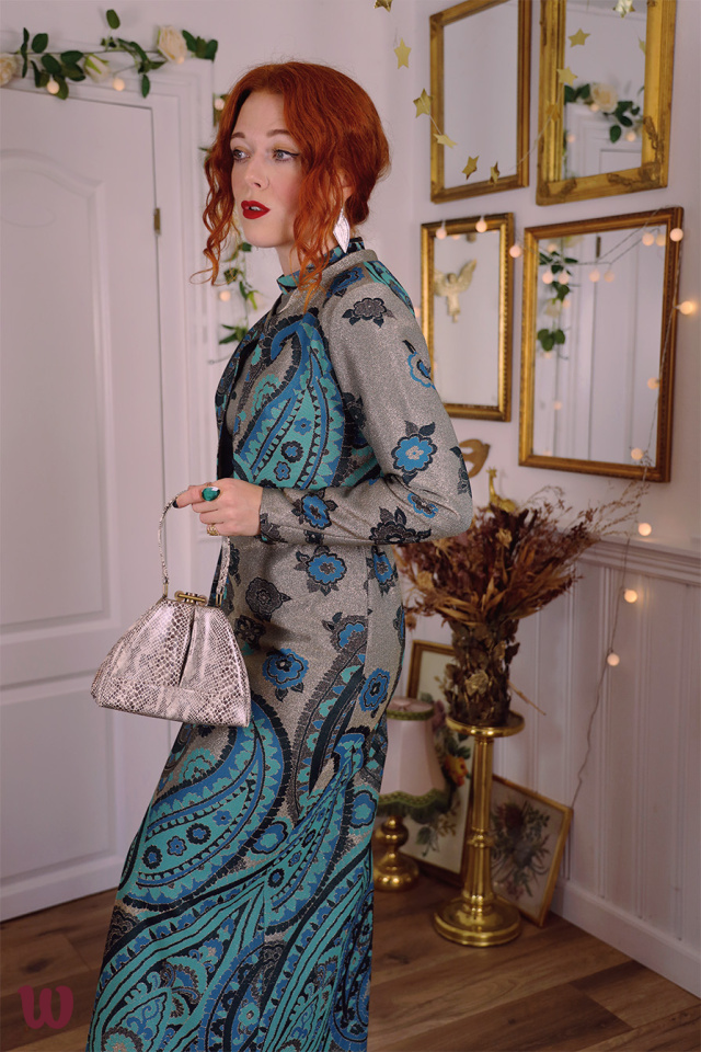 Showstopper Glittery Vintage Maxi | S/M