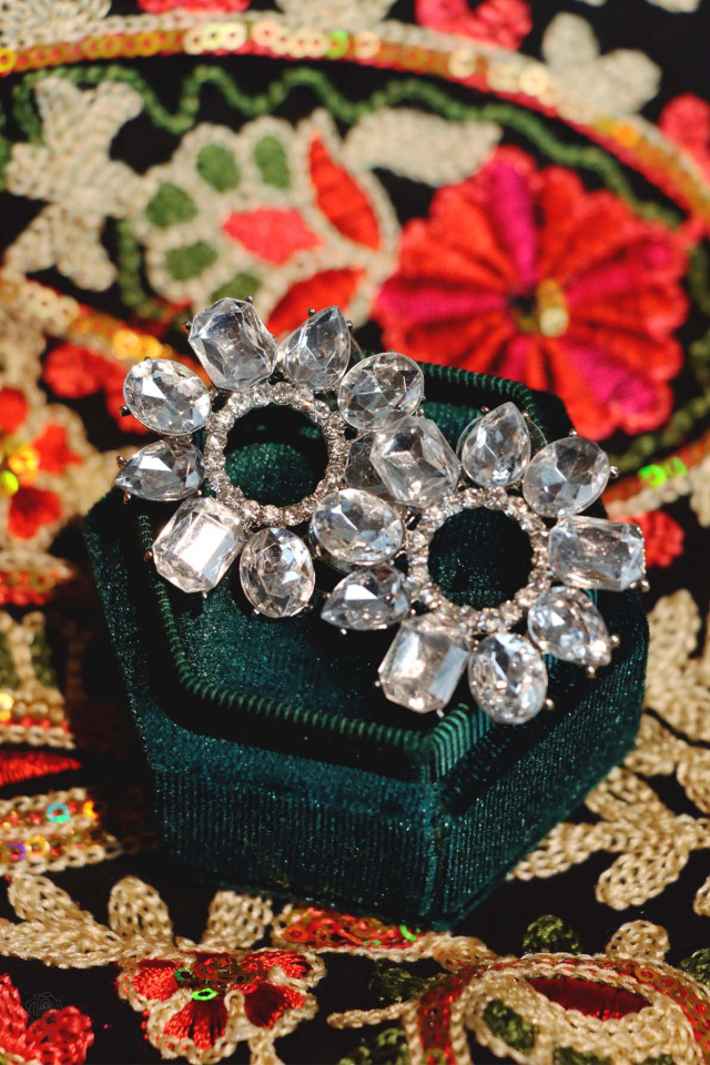 Glass Flowers | Gold &amp; Silver