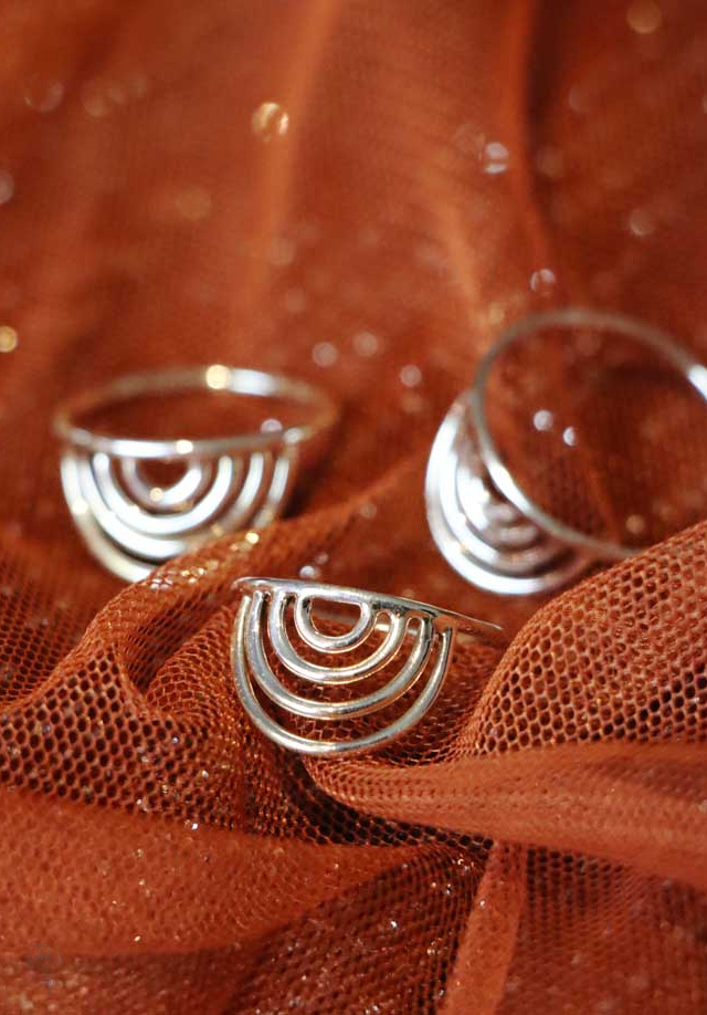 Silver Rainbow Ring
