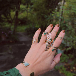 Brass Cuff Adjustable 