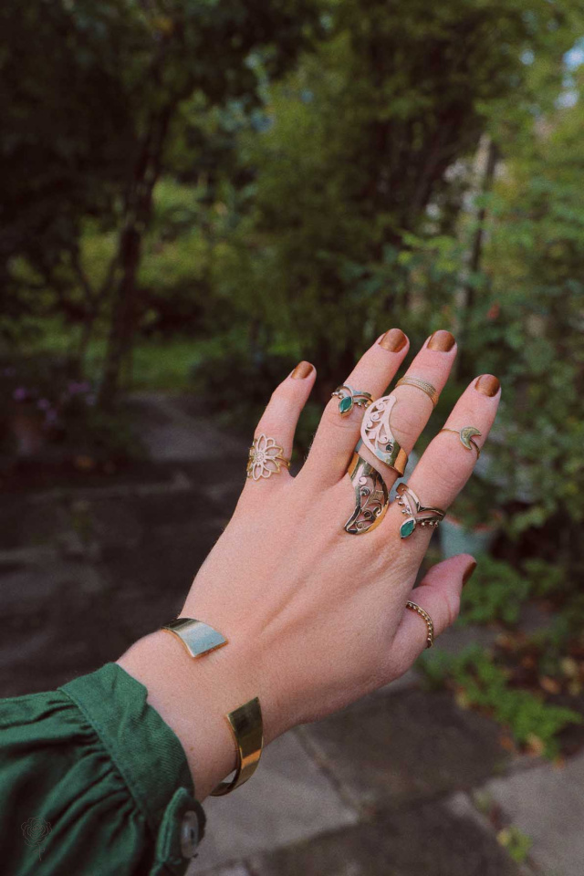 Brass Cuff Adjustable 