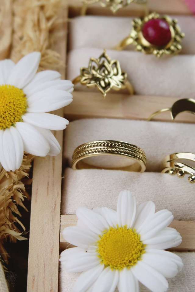 Simple Robe Brass Ring