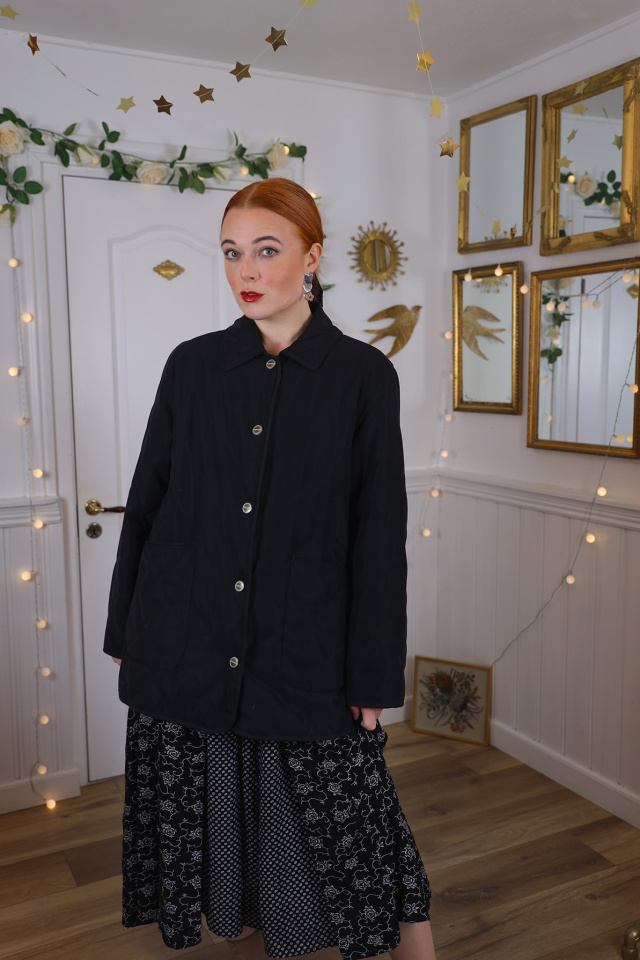 Simple Soft Black Jacket | M