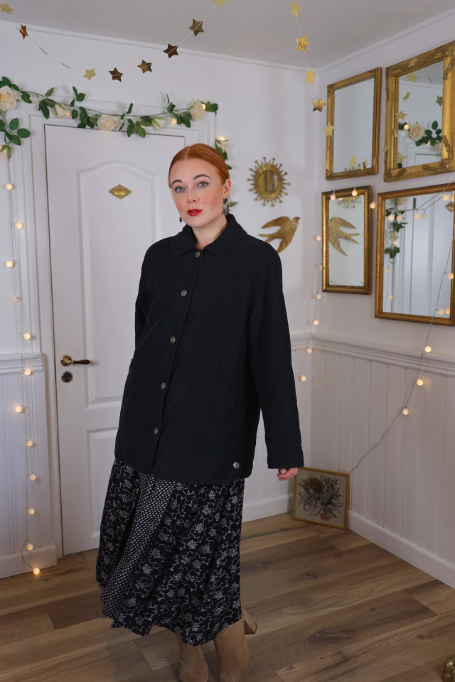 Simple Soft Black Jacket | M