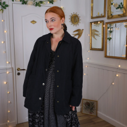 Simple Soft Black Jacket | M