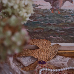 Small Brass Bird Wall Hanging