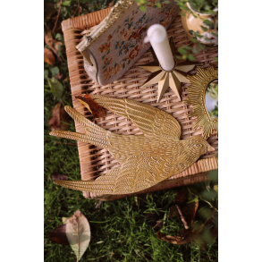 Big Brass Swallow Wall Hanging