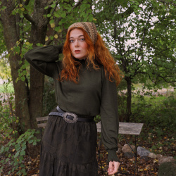 Soft Autumn Moss Sweater 