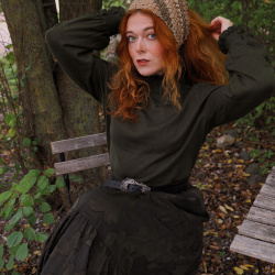 Soft Autumn Moss Sweater 