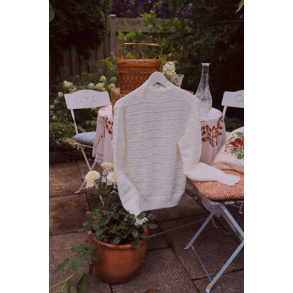 Soft White Knitted Jumper 