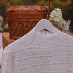 Soft White Knitted Jumper 