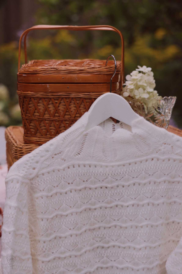 Soft White Knitted Jumper 