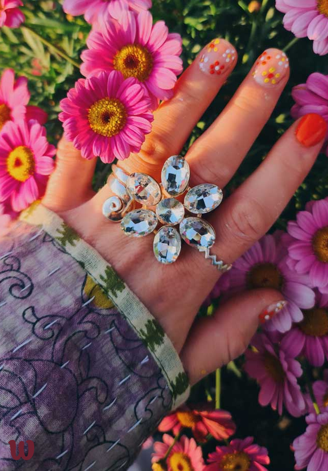 Magnificent Flower Ring 