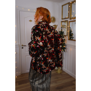 Sparkling Velvet Embroidery Sample Jacket | S/M