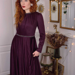 Silver Glass Clip On Earrings 