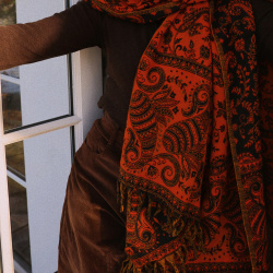 Spicy Pumpkin Scarf &amp; Blanket 