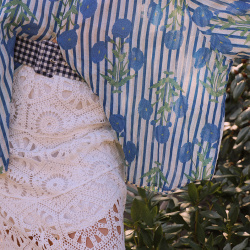 Spring Picnic White Skirt 