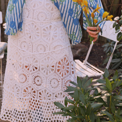 Spring Picnic White Skirt 