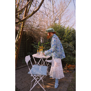 Spring Picnic White Skirt 